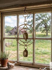 Serenity: Round Zen Bells Wind Chime & Garden Decor