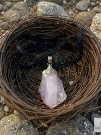 Handcrafted Amethyst Point Pendant - Boho Necklace, Gemstone Jewelry