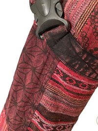 Handcrafted Patchwork Yoga Mat Bag – Boho Cotton Gym Tote, Support Nepal Artisans