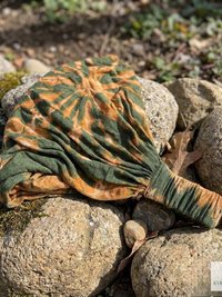 Green Tie-Dye Boho Headband -  Stylish Bohemian Headwrap, Headbands for Women