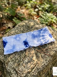 Boho Tie Dye Headband – Wide Yoga Running Sweatband, Hippie Hair Accessory