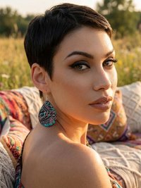 Boho Leather Teardrop Earrings - Handcrafted Turquoise Colored Dangles