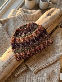Earth Kufi Skull Cap - Crocheted Beanie Hat, Ethically sourced
