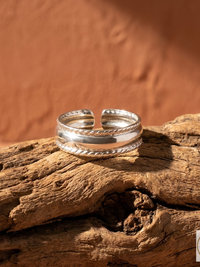 Silver Plated Adjustable Toe Ring