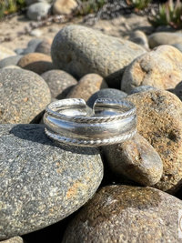 Silver Plated Adjustable Toe Ring