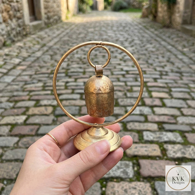 Meditation Bell on Stand | Handcrafted Mindfulness Chime