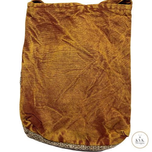 Buddha Hemp Cotton Crossbody Bag 