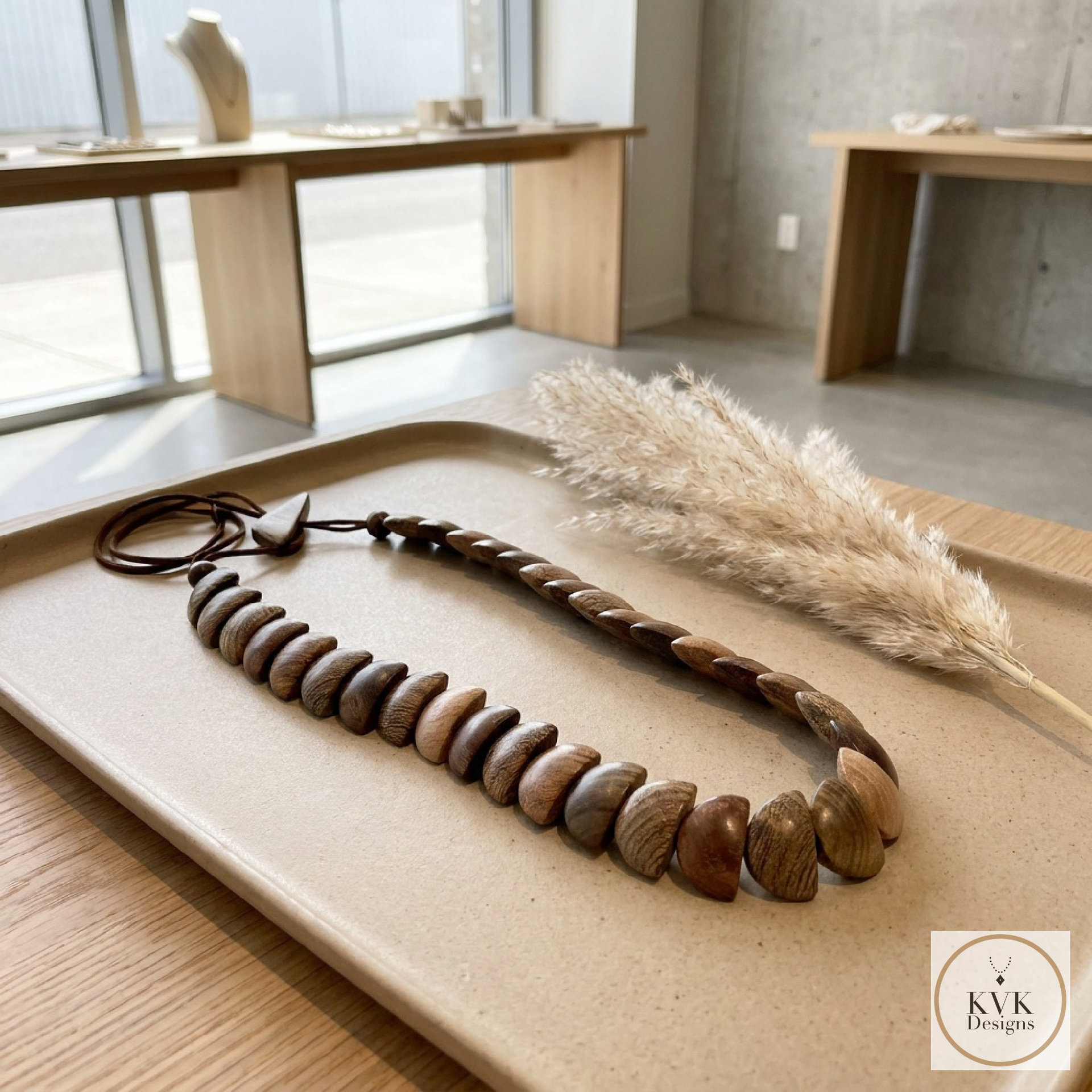 Dance with Druids Wood Necklace