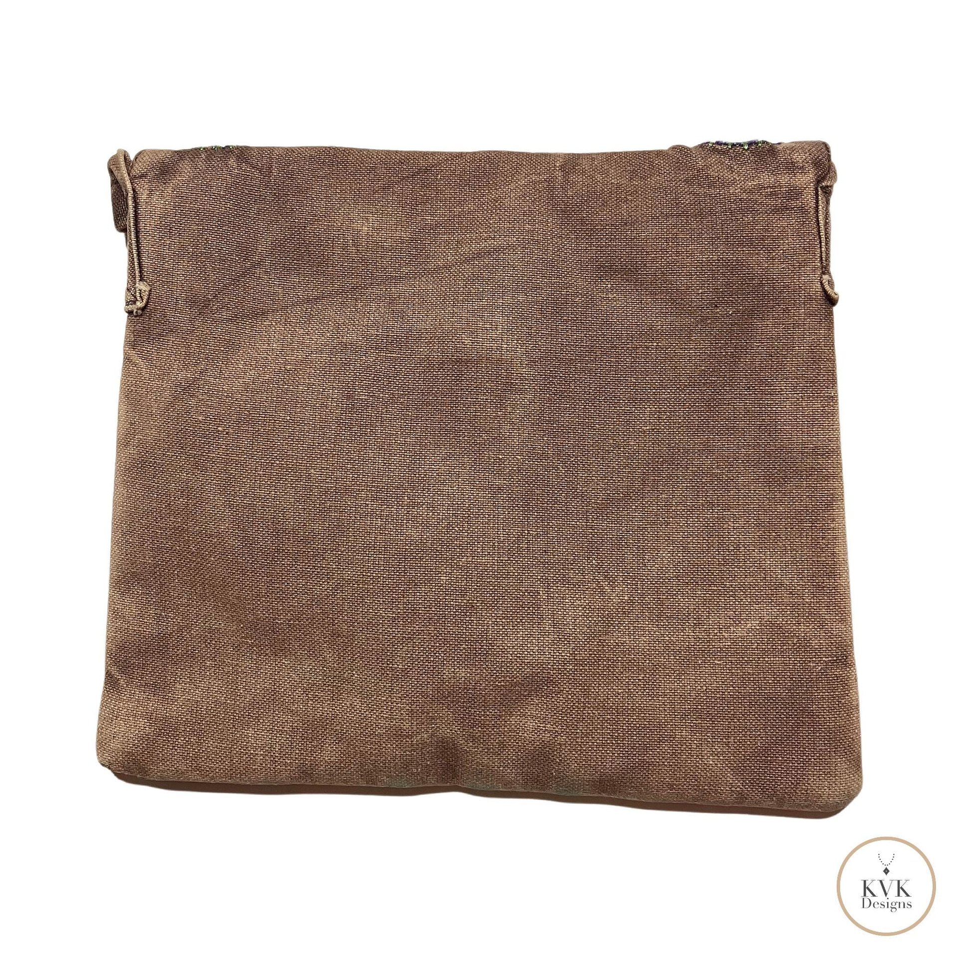 Floral Tie Dye Crossbody Bag: Handcrafted Boho Shoulder Bag