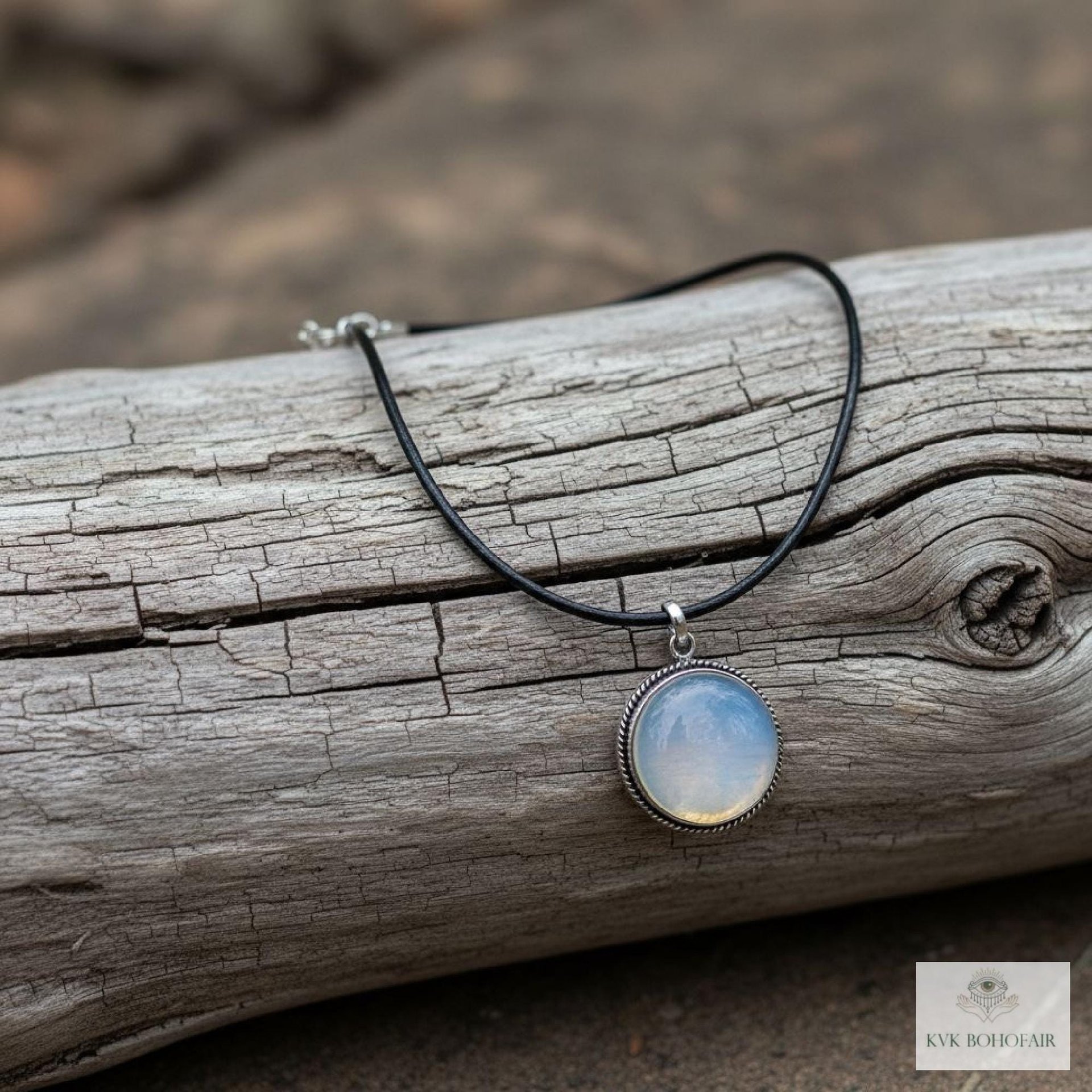 Elegant Opalite Necklace - Handcrafted Boho Choker