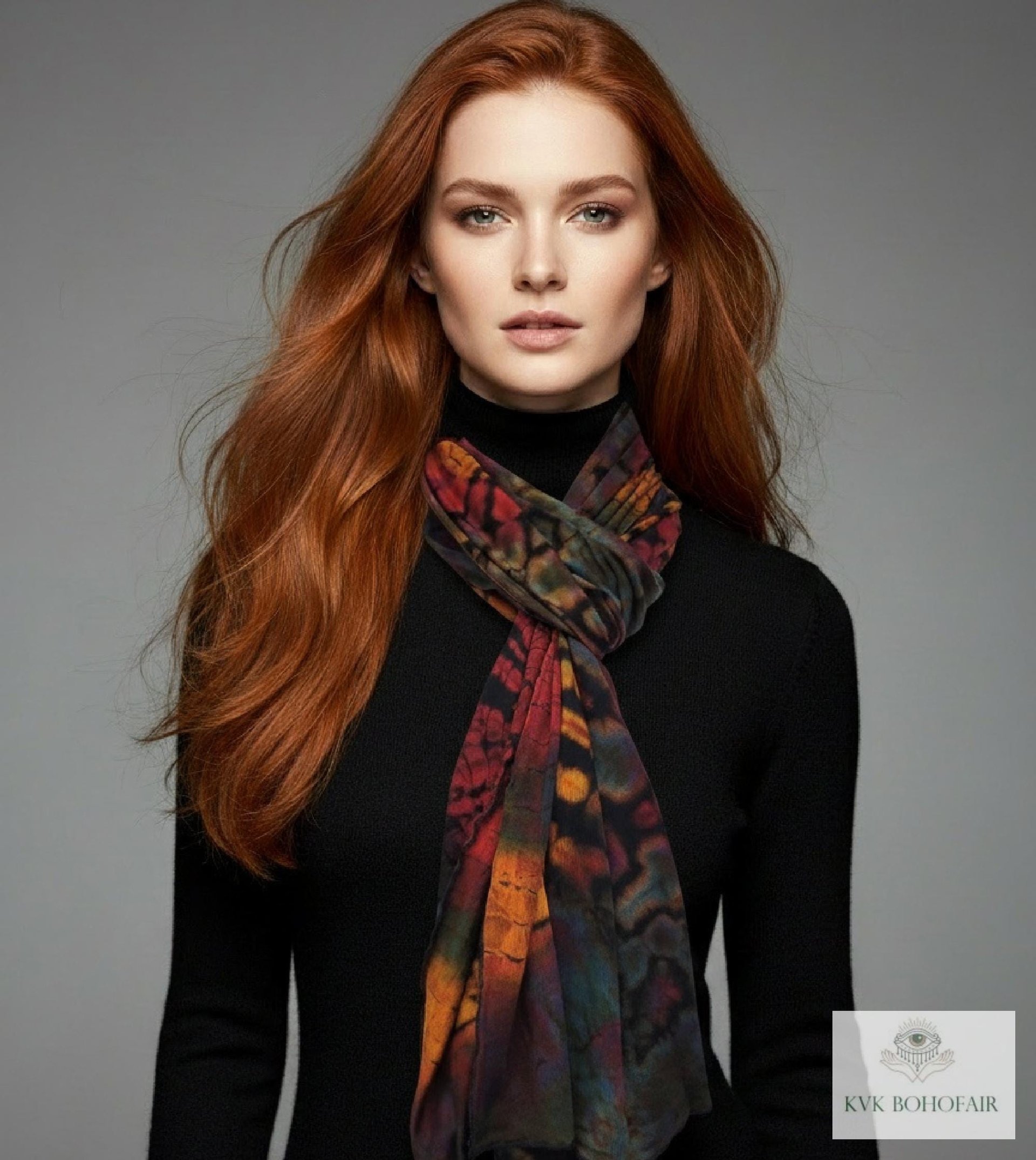 Handmade Tie Dye Scarf - Boho Chic Accessory for All Seasons