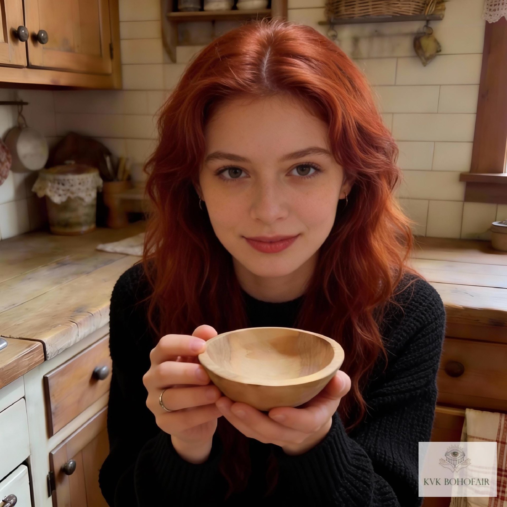 Handcrafted Rustic Olive Wood Bowl - Add Rustic Charm to Your Kitchen Decor