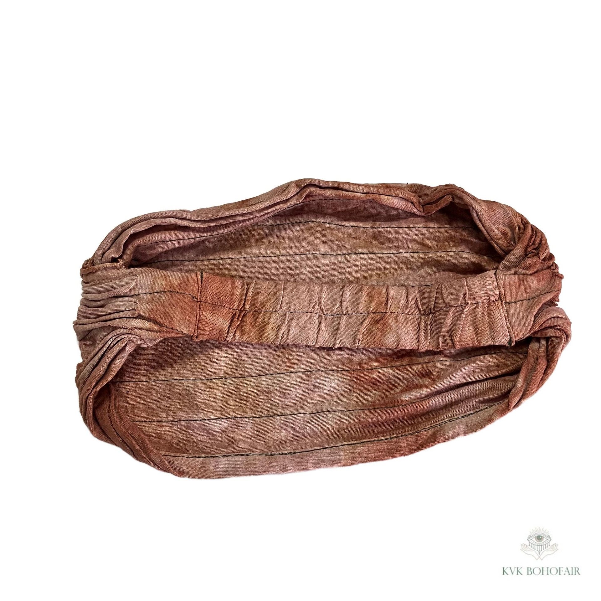 Brown Tie Dye Boho Headband - Stylish Bohemian Headwrap, Headbands for Women