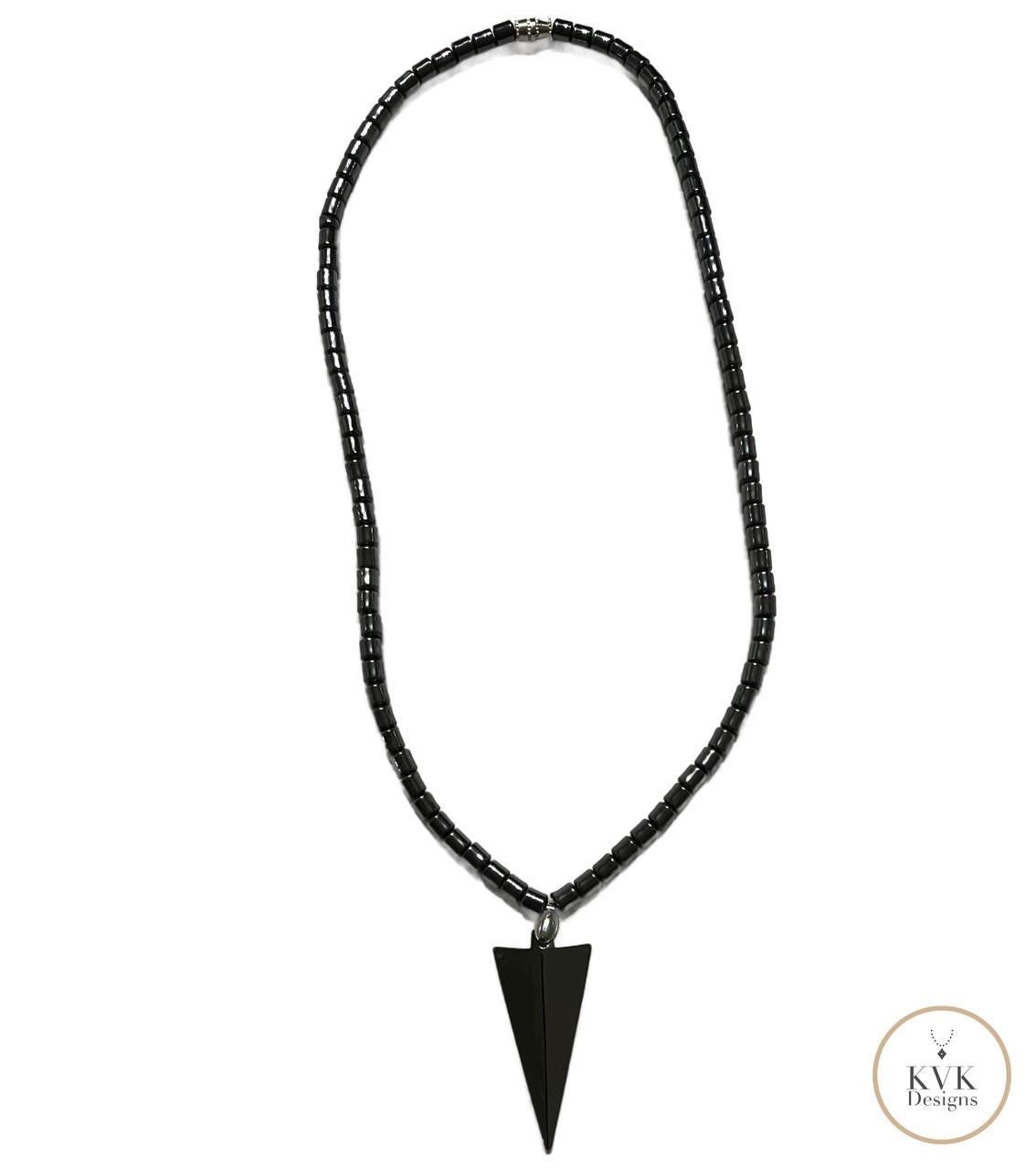 Arrowhead Hematite Necklace
