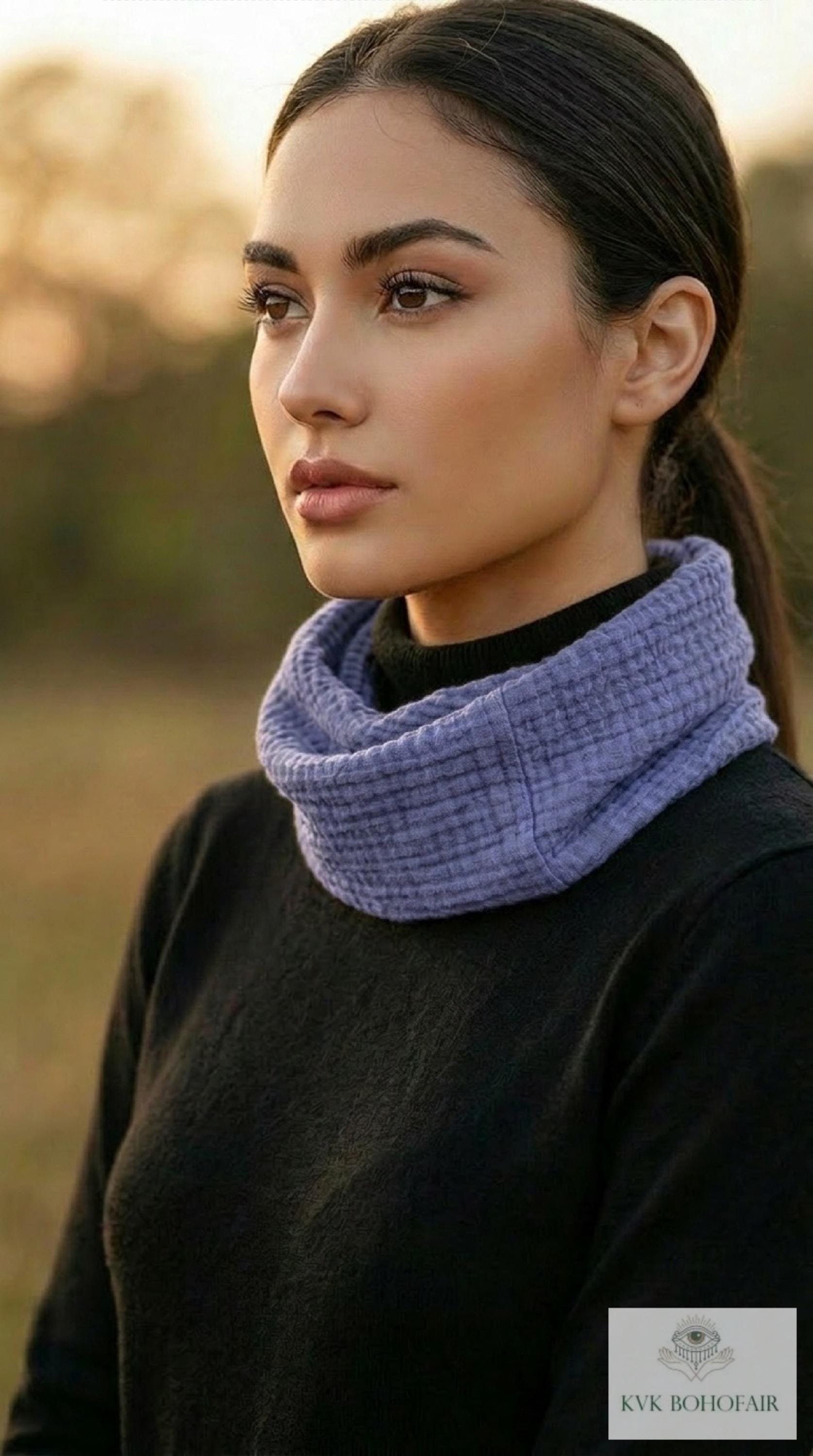 Gauzy Cotton Boho Hat - Lightweight Summer Headwear