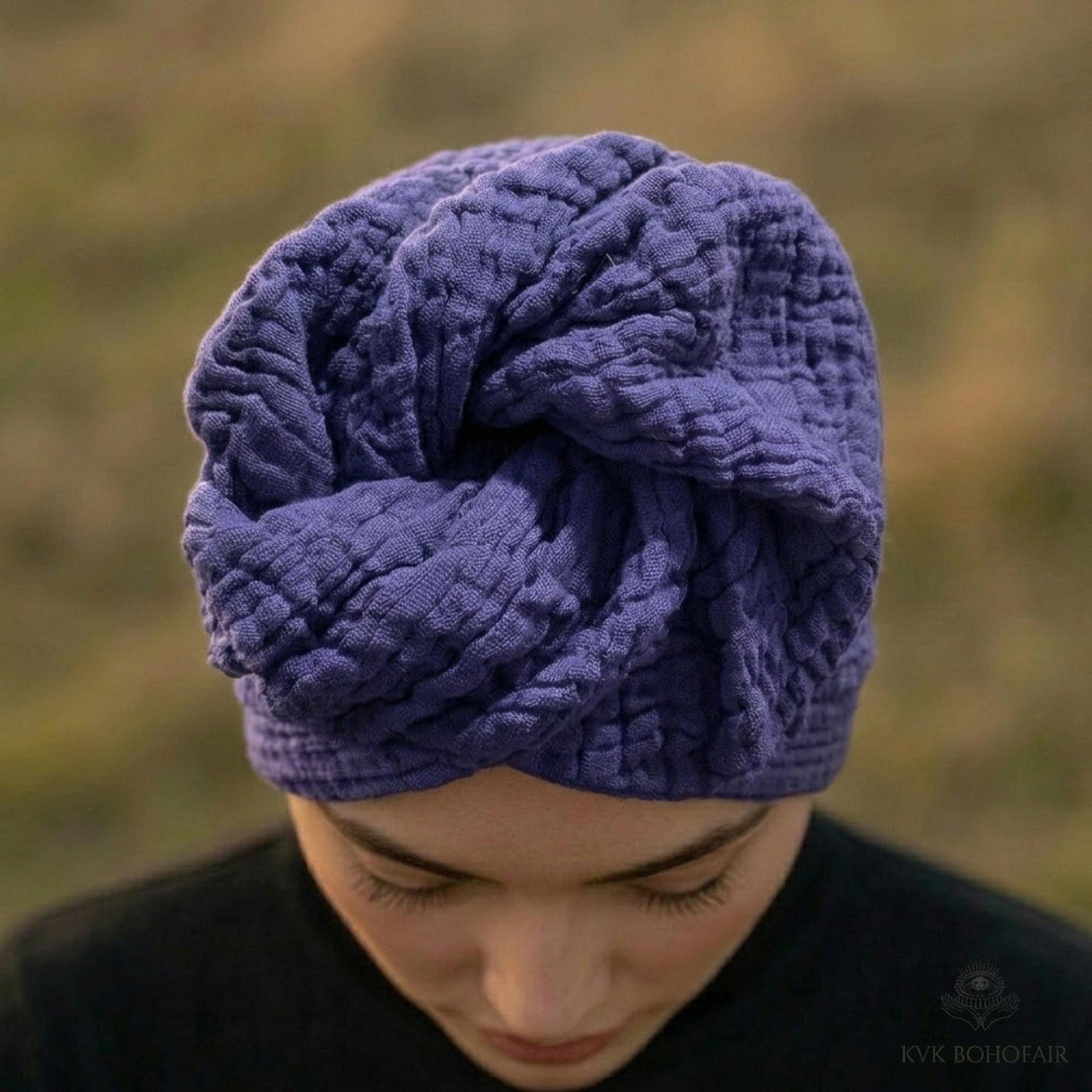 Gauzy Cotton Boho Hat - Lightweight Summer Headwear