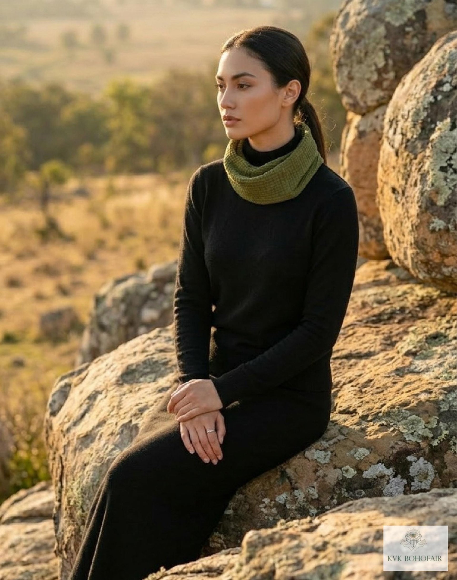 Gauzy Cotton Boho Hat - Lightweight Summer Headwear