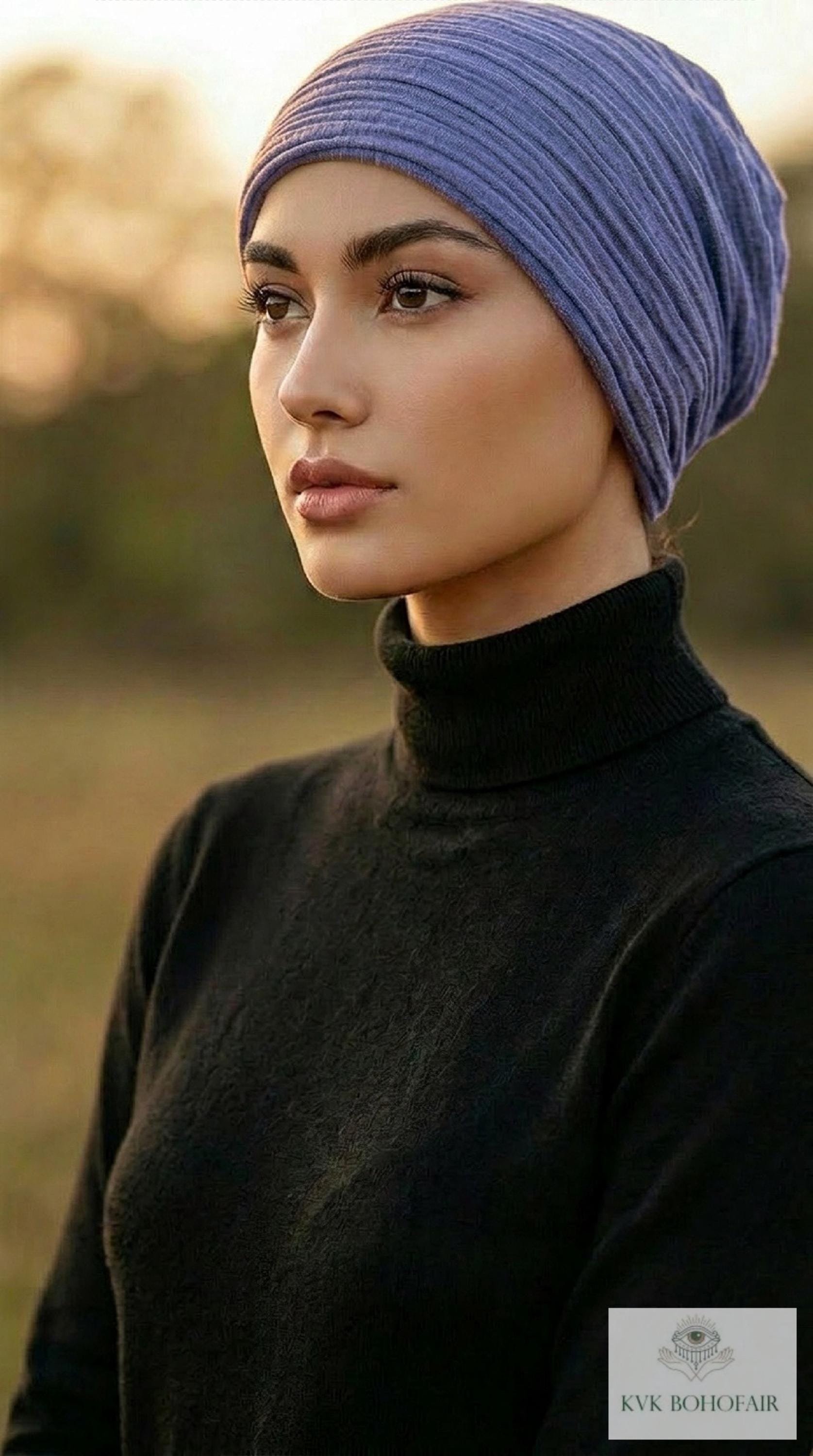 Gauzy Cotton Boho Hat - Lightweight Summer Headwear