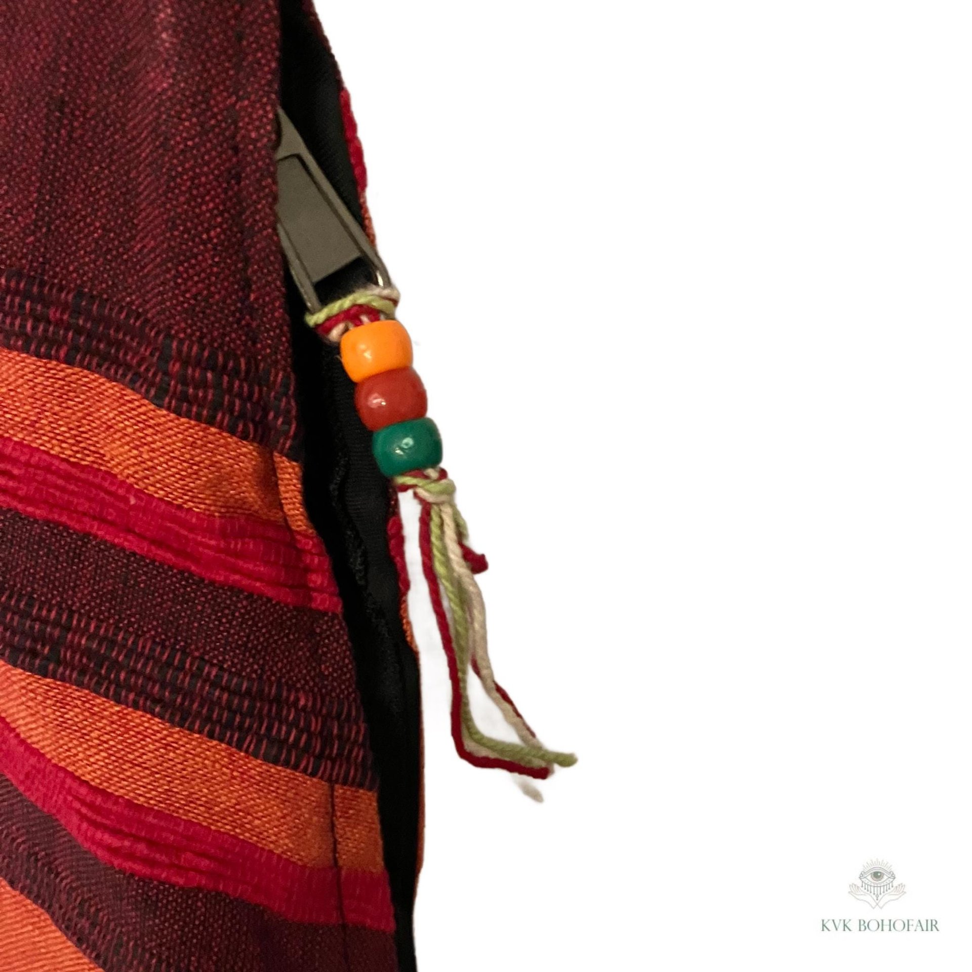 Striped Crossbody Bag - Summer Boho Sling Bag