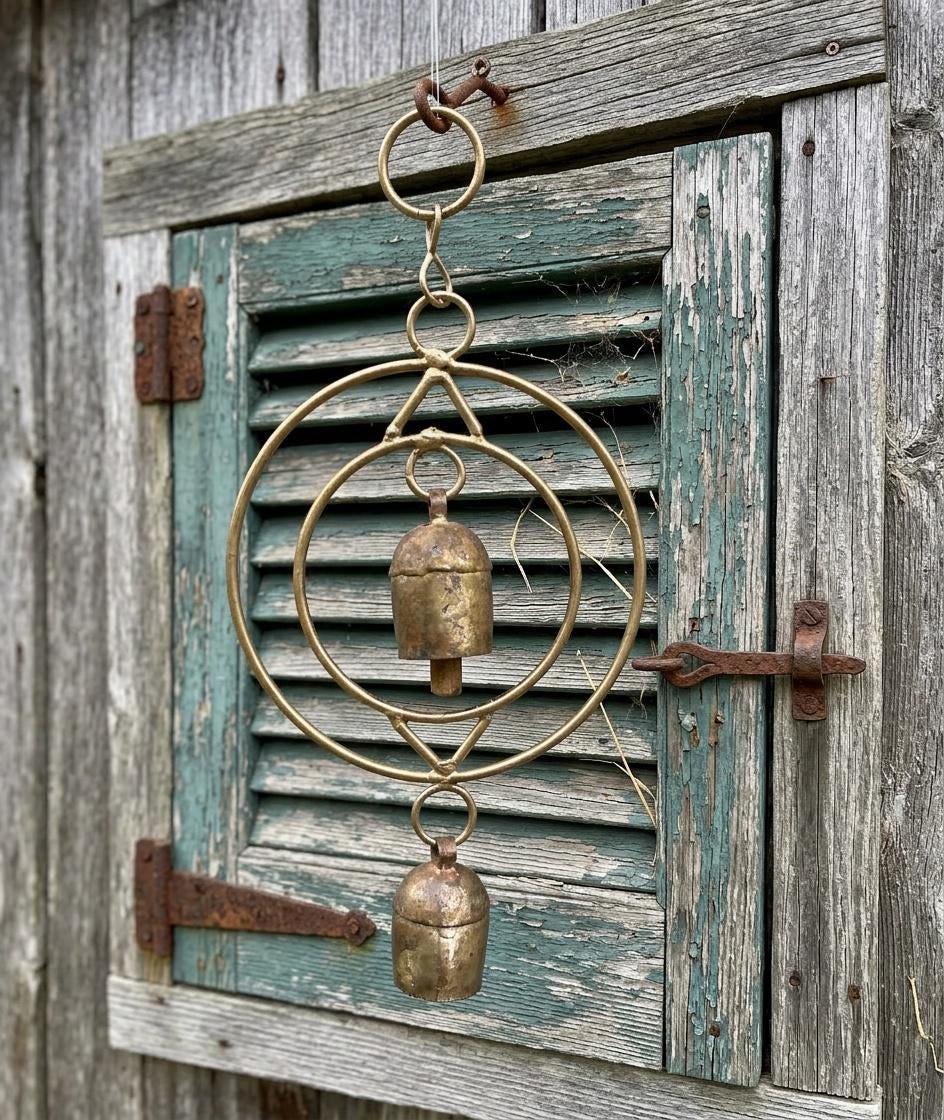 Serenity: Round Zen Bells Wind Chime & Garden Decor