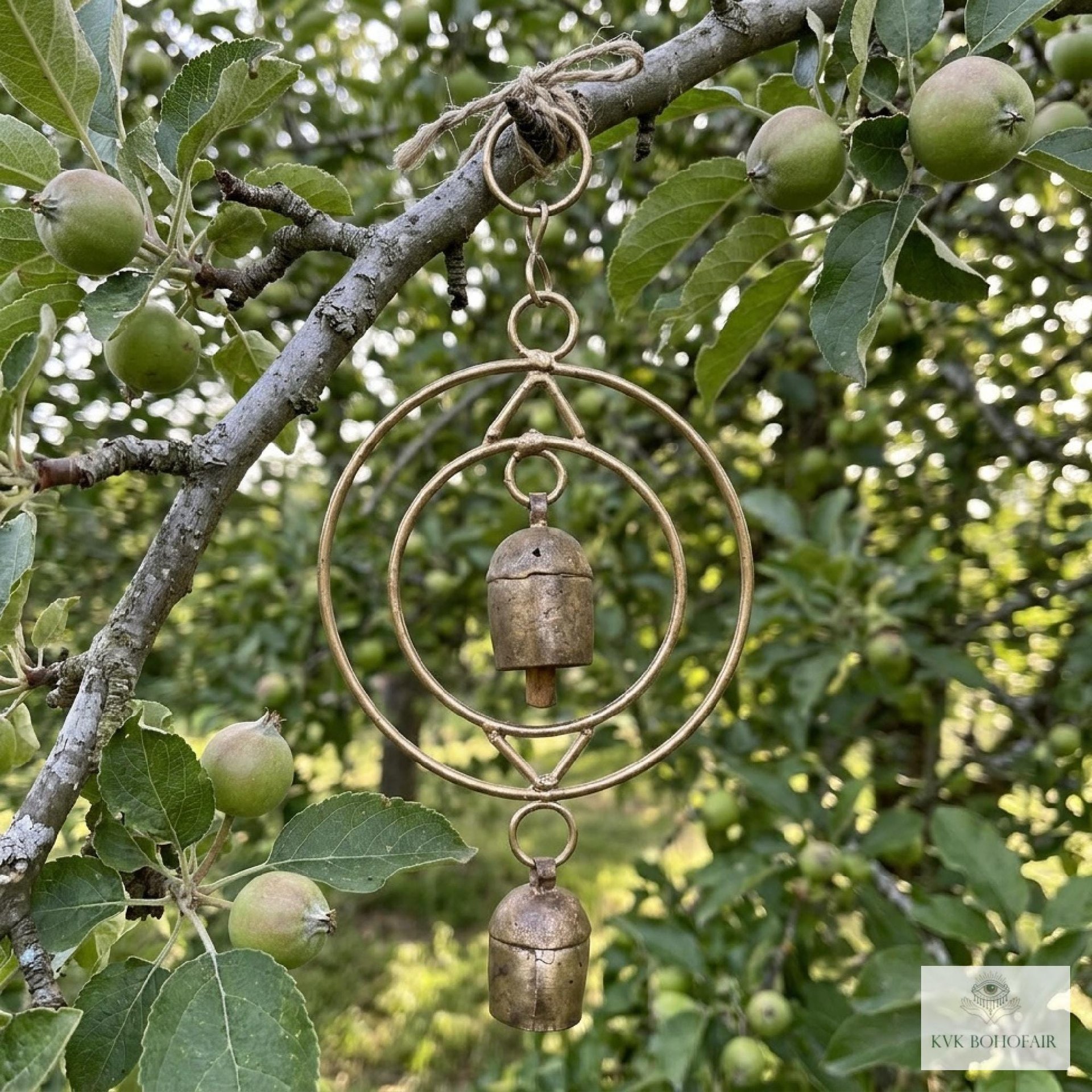 Serenity: Round Zen Bells Wind Chime & Garden Decor