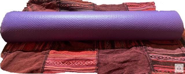 Handcrafted Patchwork Yoga Mat Bag – Boho Cotton Gym Tote, Support Nepal Artisans