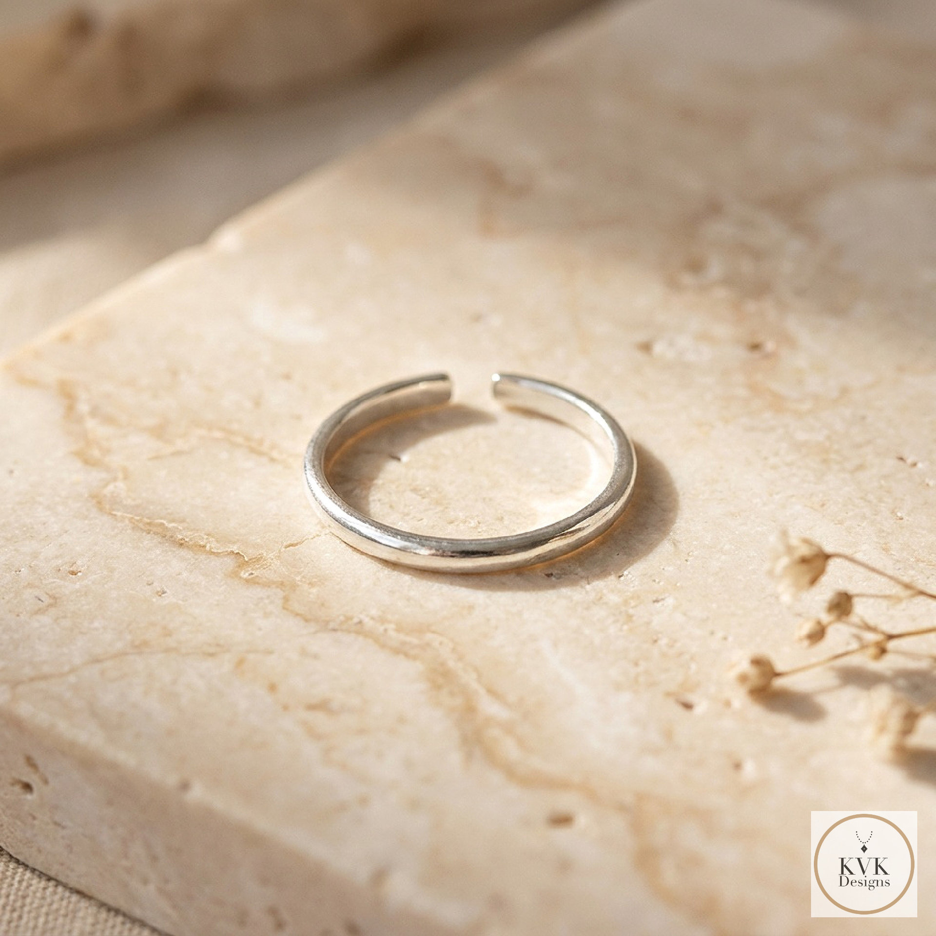 Minimalist Sterling Silver Toe Ring