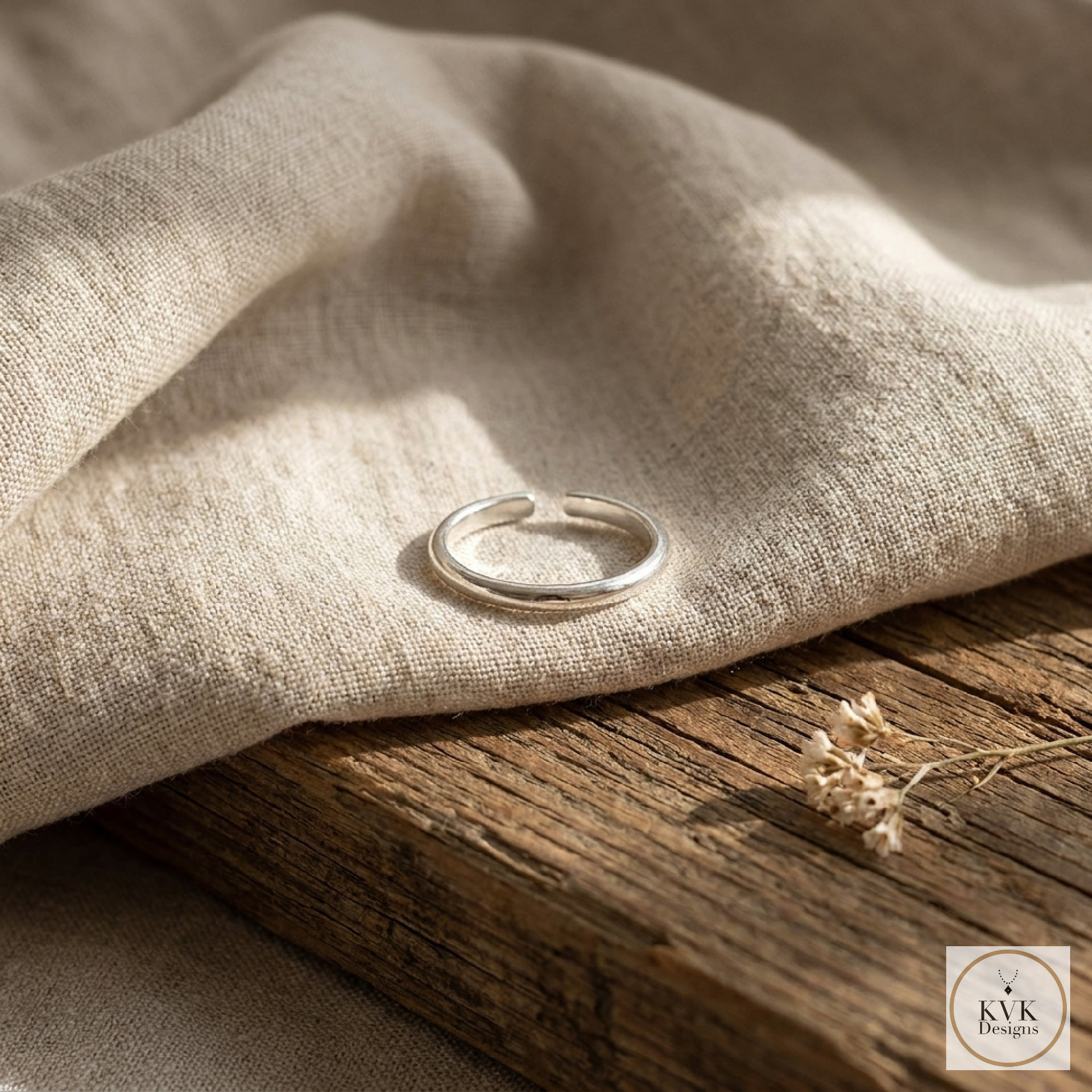 Minimalist Sterling Silver Toe Ring