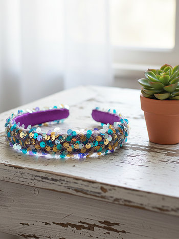 Sparkling Iridescent Headband