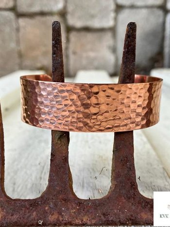 Handcrafted Hammered Copper Cuff – Handcrafted Boho Bracelet, Bohemian Jewelry