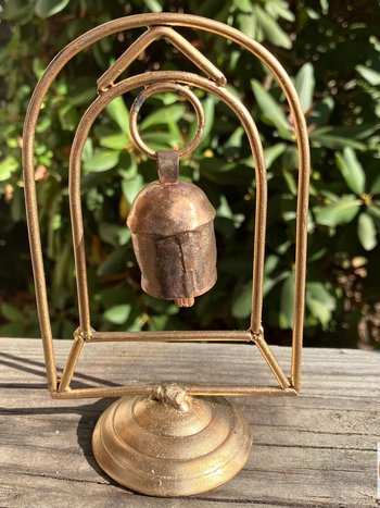Zen Bell on Stand - Peaceful Chime for Home Décor