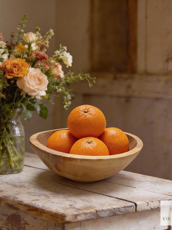 Handcrafted Rustic Olive Wood Bowl - Add Rustic Charm to Your Kitchen Decor