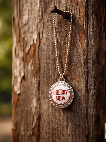 Vintage Soda Pop Bottle Cap Necklaces - Boho Necklace,  70's Jewelry